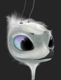 Tara's face, painted