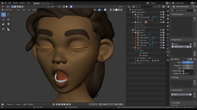 Basic Expression Shapekeys