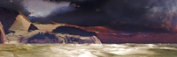 island background clouds wip 4