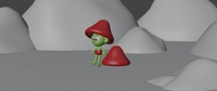 sprites play 'leap frog'