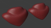 Ellie handkerchief, back, wip - retopo