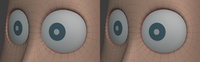 Rex eyes, pass 2 - eyelids reshaped