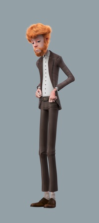 Victor posing