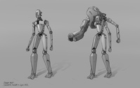 security robot 2 - with "gun arm" mod