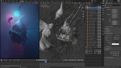 Anglerfish - .blend file
