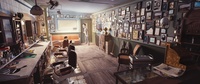 Barbershop interior - More mess