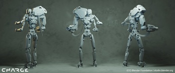 Security Bot Turnaround (White)