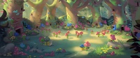 Sprite village painting