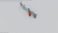 Pinda trying the gate
