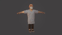 Doctor full body front render 