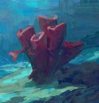 Glass sponge coral - paintover