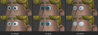 Rex eyes, pass 2 - iris shape keys