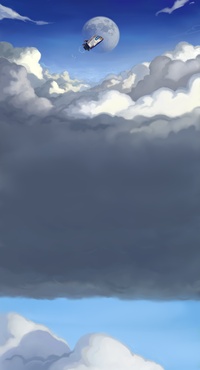 Moonshot matte painting