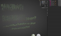 Kelp assets - texture cleanup and basic geometry setup