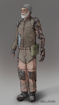 Einar - clothing study (shaded)