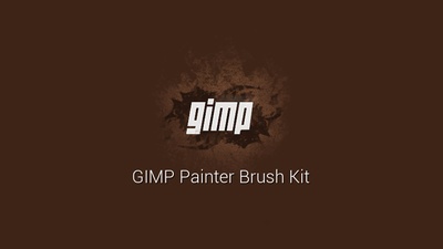 GIMP Painter Brush Kit