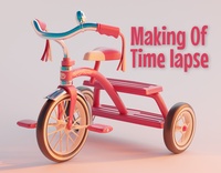 Timelapse: Modeling and shading a children's tricycle