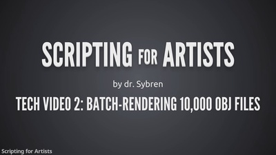 Render 10,000 OBJ files
