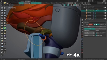 Lunte #6 - Hair modeling