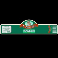 Salty Dills Label