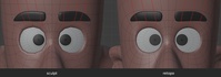 Jay eyebrows - retopo