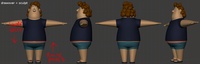 Phil clothing, Matthew's drawover  - retopo