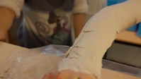 'arm deformation cracks' experiment