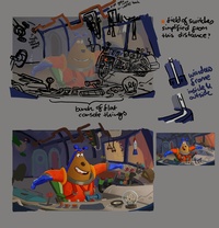 Cockpit and Dog paintover