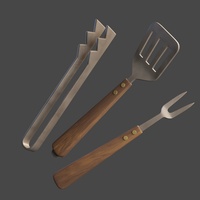 BBQ Utensils - Shading