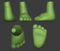 Sprite Legs Sculpting