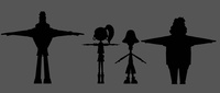 Main Lineup Silhouettes