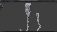 Coral Rock - Second Sculpting Pass