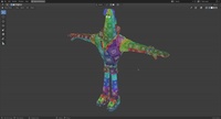 Rex - UV unwrapping complete