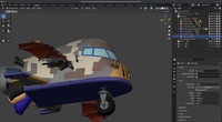 Rocket Exterior with Broken Hull