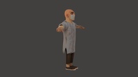 Doctor full body side render 