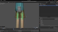 Hip deformation with bendy bones