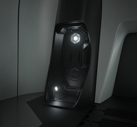 Security robot storage bay