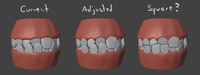 Rex Teeth Paintover