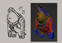 dog empty arms concept