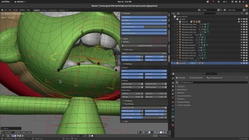 Rig for the Sprite, the star of the show!