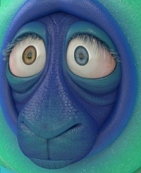 Franck's caterpillar face