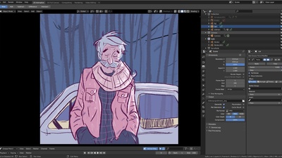 (Anim) 02 Oldman original illustration by Jordi Lafebre for 2.83 or above