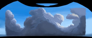 dome shot final matte painting