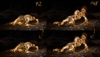 abyss - GP brush strokes smears comparison