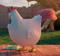Rooster texturing