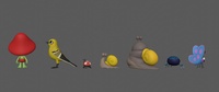 Animal Lineup - Animals Sculpting