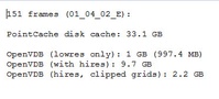 OpenVDB: size differences