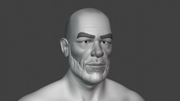 First rough sculpt