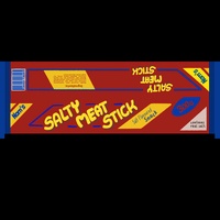 Salty Meat Stick Label