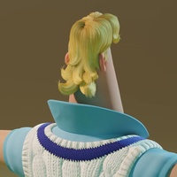 Rex hair grooming - third pass (turntable)